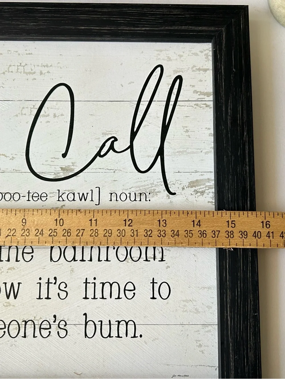 🌴Humorous Wall Sign With a Message Framed with Wood
